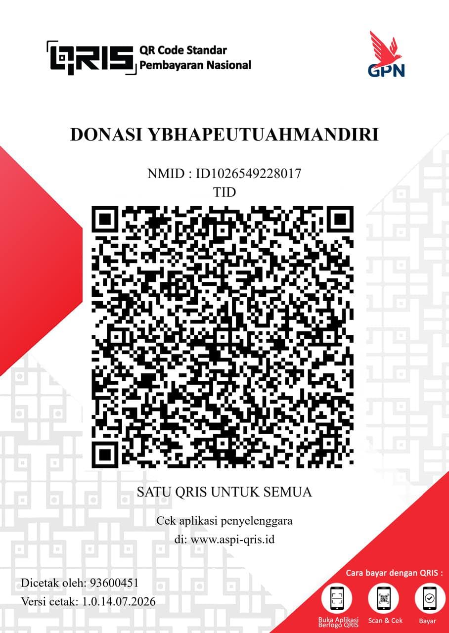 QRIS Donasi YBHA Peutuah Mandiri